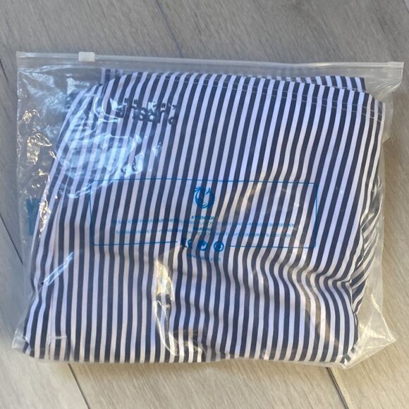 Klatie Light Blue‎ Stripe (Lined Workout Shorts) XXL NWT and in packaging - Picture 7 of 7